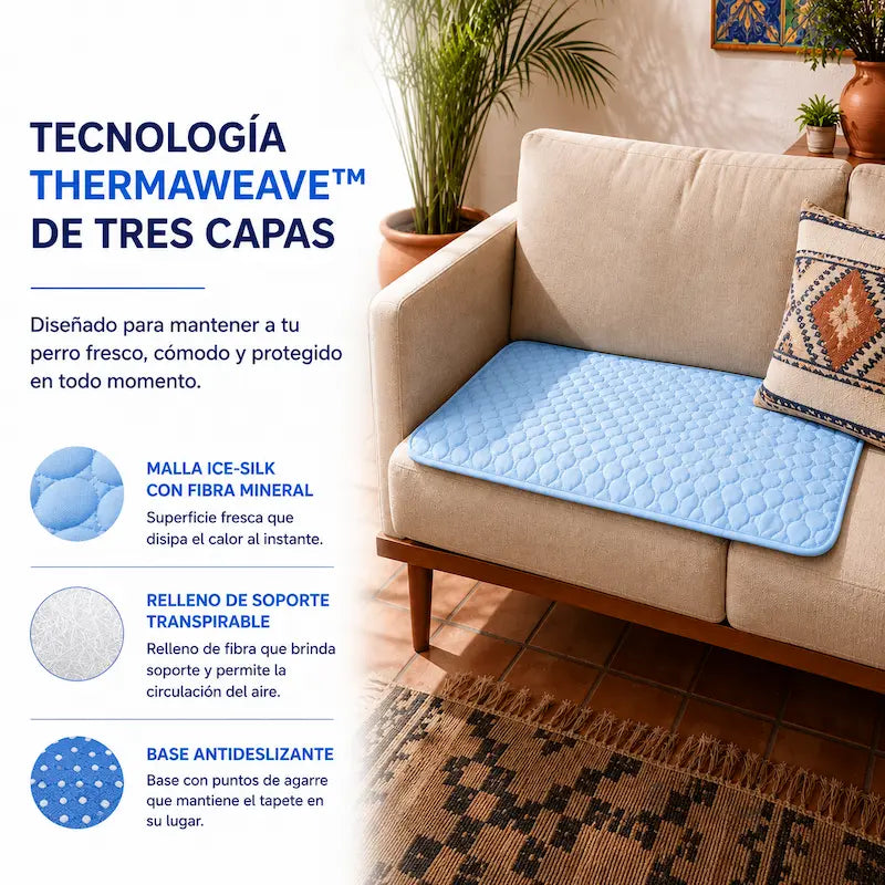 Protege a tu perro del sobrecalentamiento con ThermaPaw™